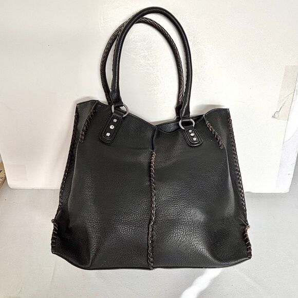 Blazin Roxx Concealed Carry Shoulder Bag Black Faux Leather Western Handbag - Picture 6 of 14